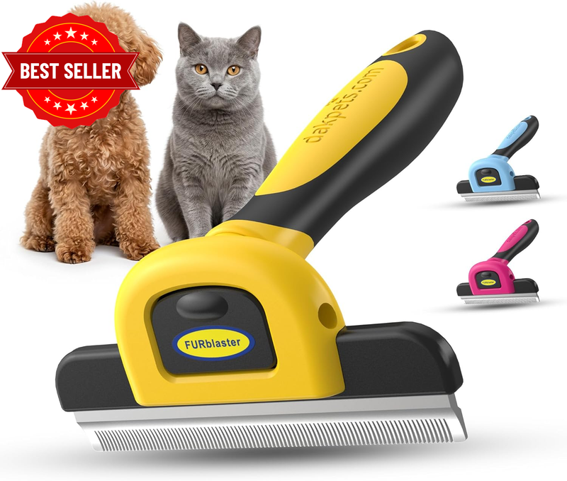Pet Grooming Brush Effectively Reduces Shedding by up to 95% Professional Deshed