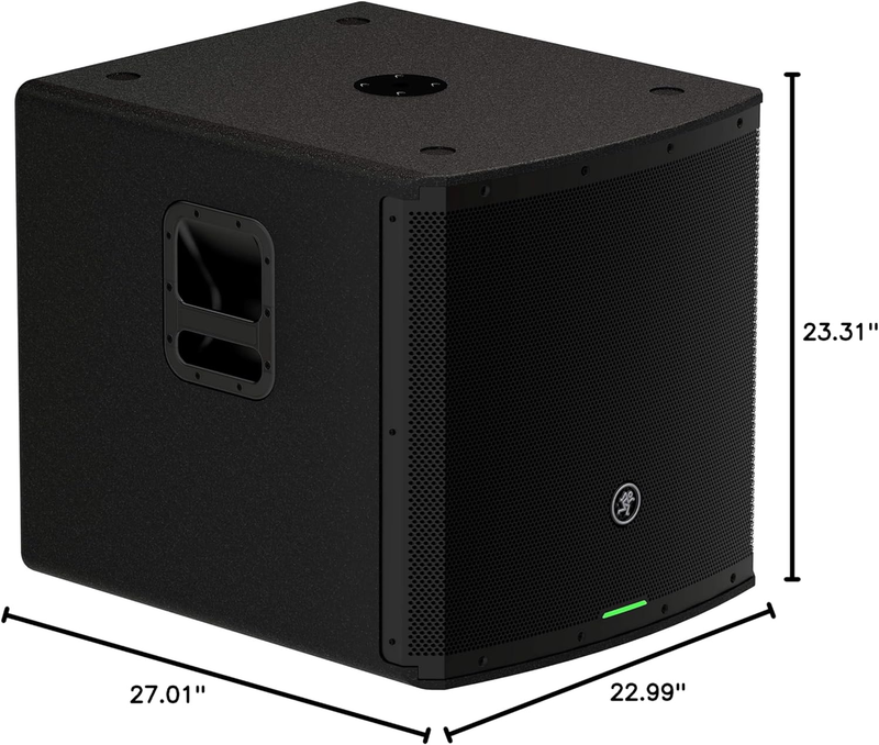 SR18S, 18-Inch 1600W Professional Powered Subwoofer,Black