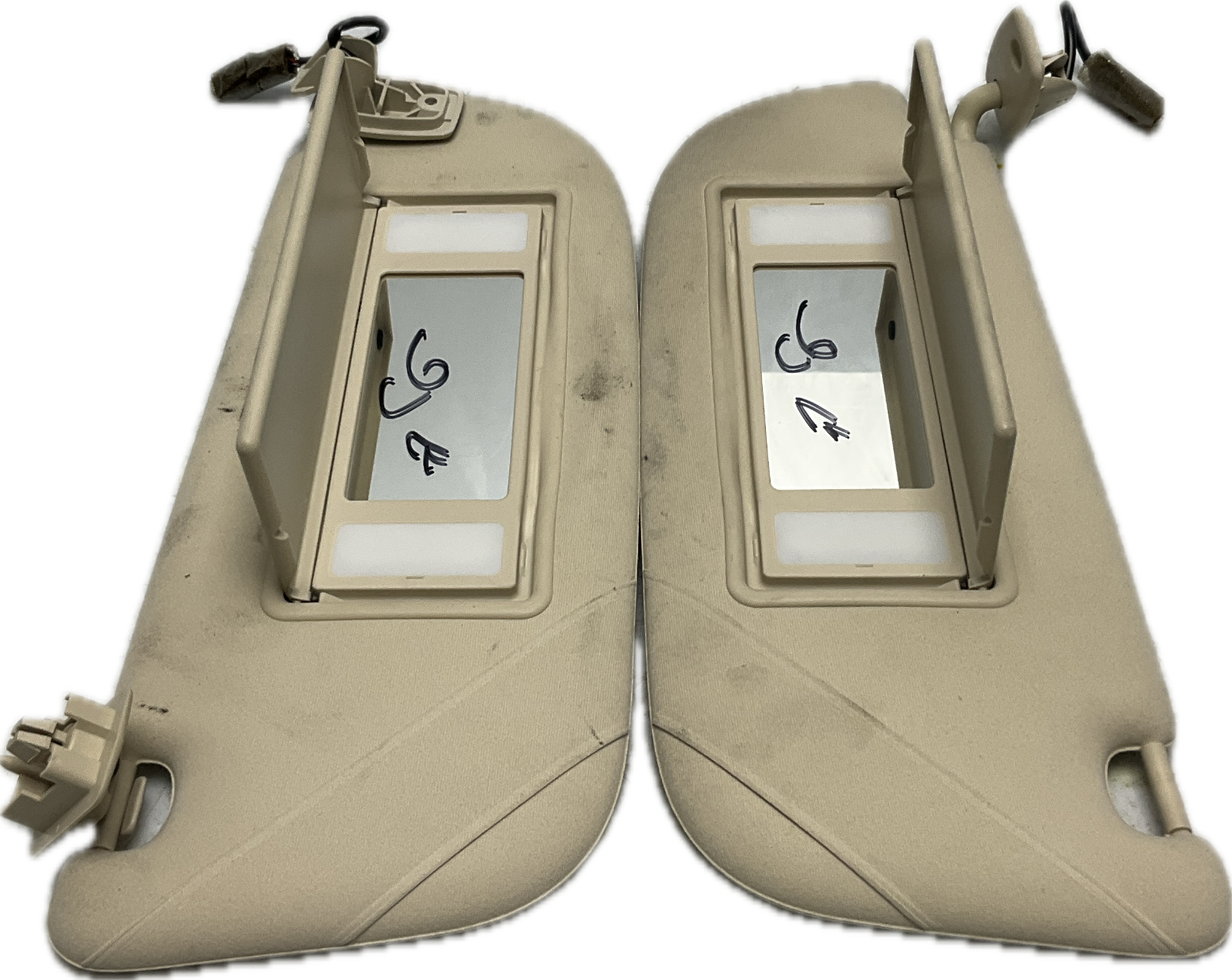 Alette pantine parasole destro sinistro modello CITROEN C6 ricambio usato