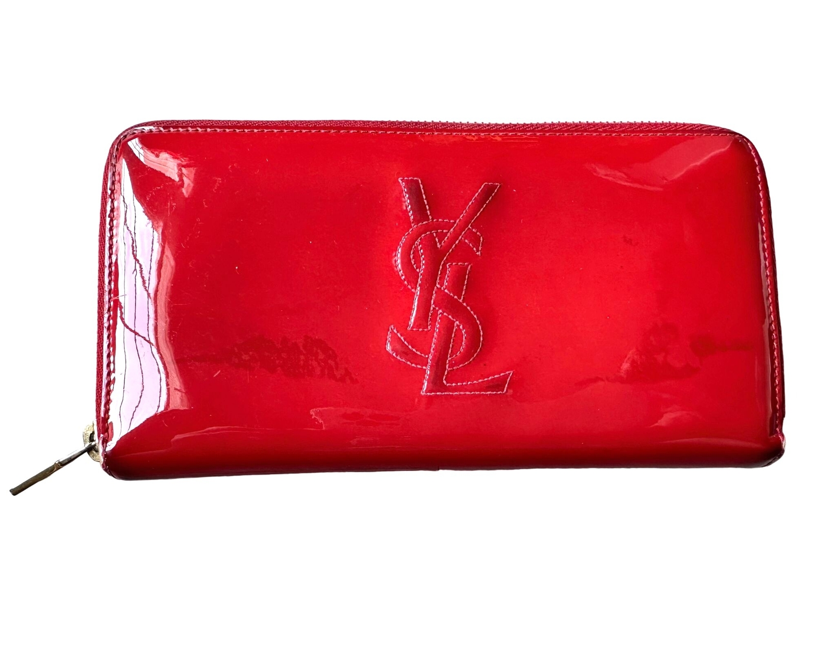 美品✨付属品付き‼️❤︎YSL❤︎ Vintage ❤︎ Wallet ❤︎ Authentic Yves Saint Laurent (YSL) Classic black Monogram