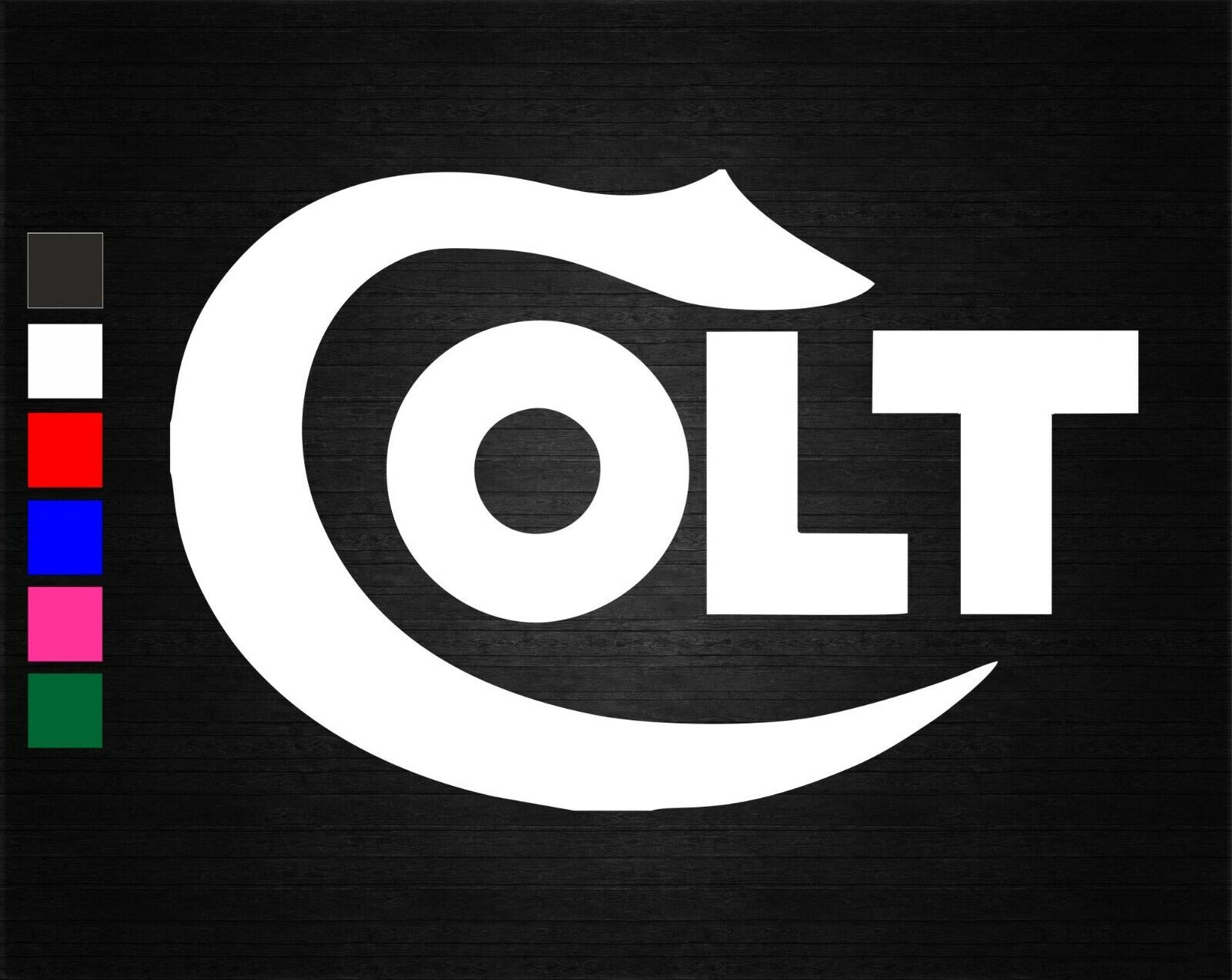 COLT AIRSOFT & GUN LOGO VINYL DECAL STICKER CAR/VAN/WALL COLT AIRSOFT & GUN LOGO VINYL DECAL STICKER CAR/VAN/WALL
