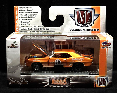 M2 Machines 69 1969 Chevrolet Camaro Z/28 RS Auto-Mods Chevy Race Car Or 1/2500
