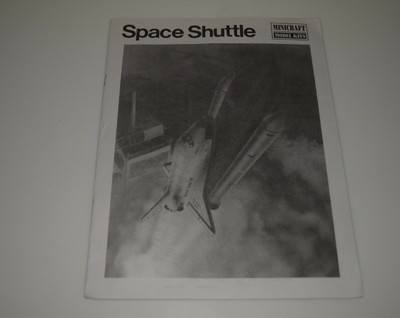 MINICRAFT SPACE SHUTTLE W/ RKT BSTR 11630 *PARTS* INSTRUCTION MANUAL 1/144