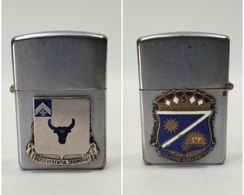 RARE KOREAN WAR ARMY ZIPPO / 185th INFANTRY REGIMENT / 223rd