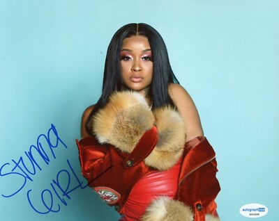 STUNNA GIRL SIGNED AUTOGRAPH 8x10 PHOTO PICTURE ACOA RAP RAPPER RUNAWAY