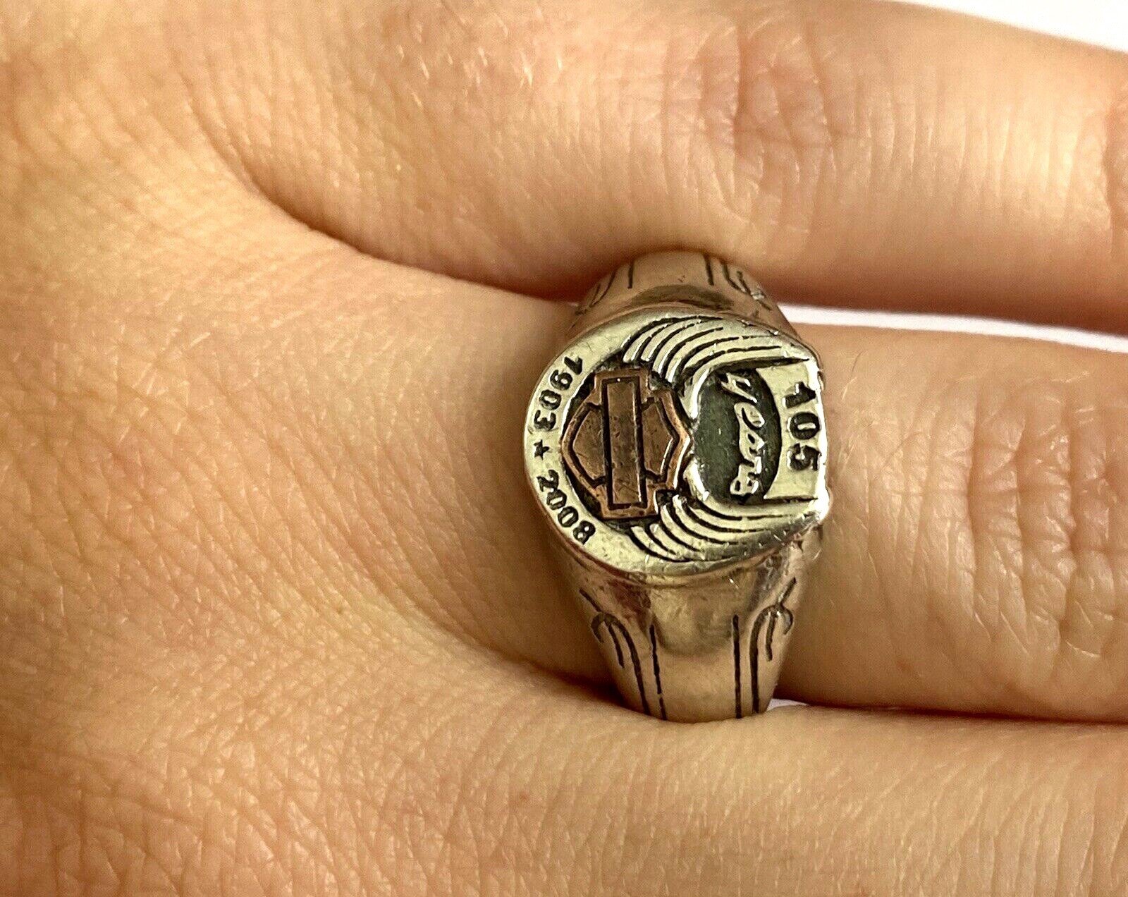 ▢▢MOD▢▢Harley-Davidson　　925　　10K　　リング Harley Davidson Logo Sterling Silver 925 10k Gold MOD Ring