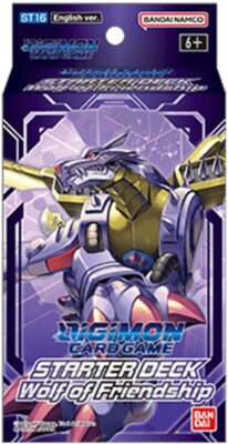 DIGIMON CARD GAME CCG WOLF OF FRIENDSHIP ST-16 ENGLISH STARTER DECK NEW IN HAND