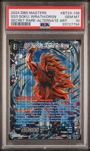 PSA10 BT24-138 SS3 孫悟空 龍拳 PSA10 BT24-138 SS3 孫悟空 龍拳 BT24-138 GDR SS3 Son Goku