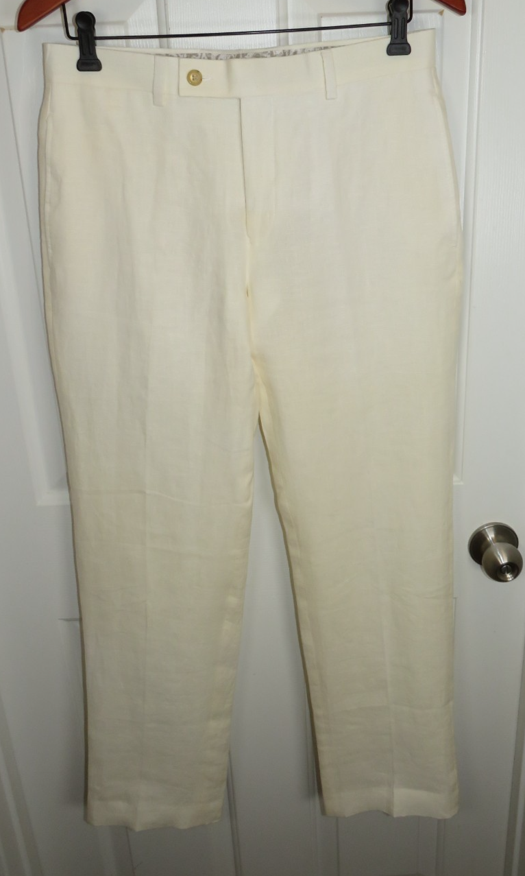 パンツ 90s POLO by Ralph Lauren linen slacks Modern Vintage Polo Ralph Lauren 100% Linen Pants Men's30x30