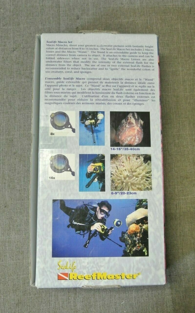 SEALIFE REEF MASTER MACRO SL959 SET IN ORIGINAL BOX (246306-11 MTN)