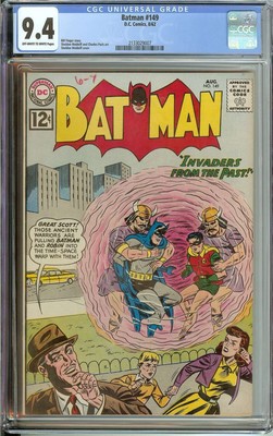 BATMAN #149 CGC 9.4 OW/WH PAGES // SILVER AGE SHELDON MOLDOFF COVER