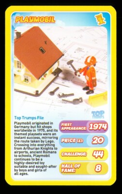 1 x info card Toy / Game   Playmobil 1974 - R051