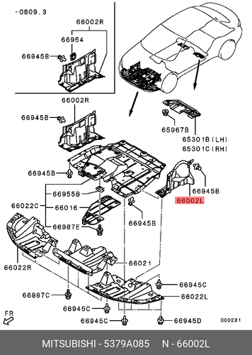 蜂マーク Mitsubishi Genuine Lancer Evolution 8MR EVO8 CT9A Trunk Lid