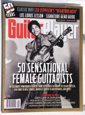 Guitar Player May 2017 50 Sensational Female Guitarists Los Lobos Led Zeppelin
