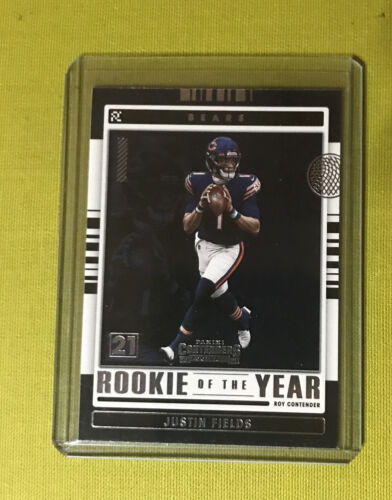 2021 Contenders Justin Fields Rookie of the Year Contenders.Nice Card NM+. rookie card picture