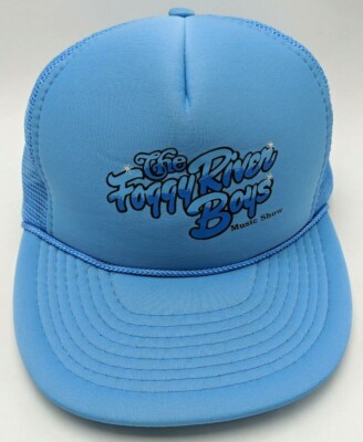 THE FOGGY RIVER BOYS MUSIC SHOW hat vintage blue adjustable snapback cap