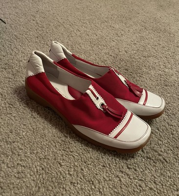 red golf shoes walter genuin sz womens 5.5