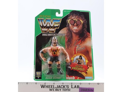 Adam Bomb Green Card Series 11 WWF Wrestling 1994 Hasbro Figure MOSC Sealed New