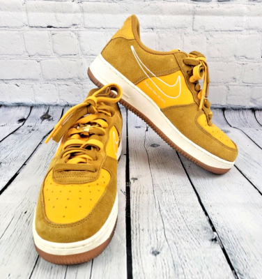 Nike air force 1 mustard yellow hotsell