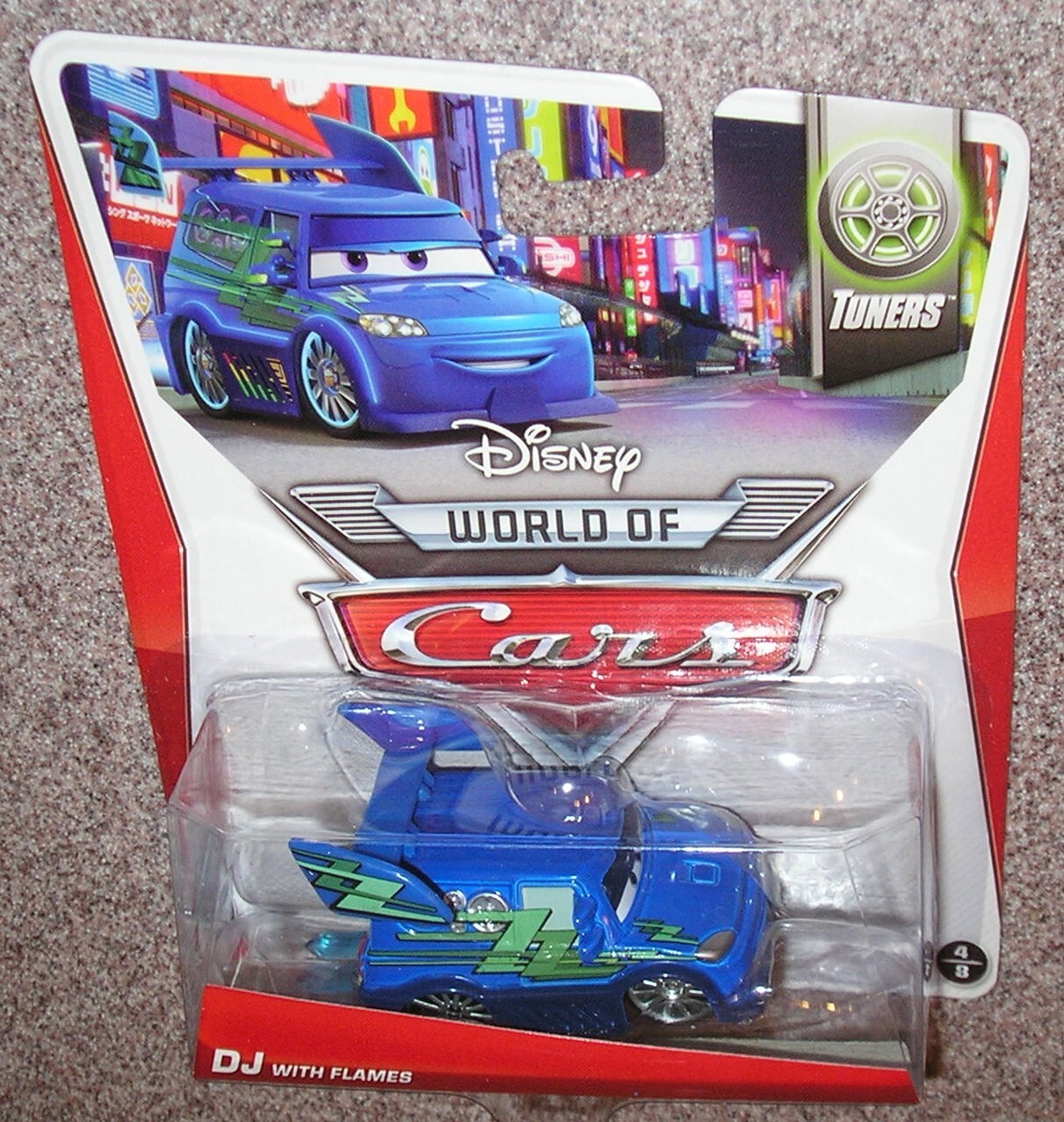 DJ with Flames ミニカー Disney Pixar Cars DJ with Flames – Toy Wrangler