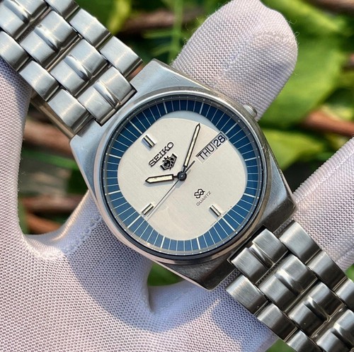 モンゴリア Vintage Seiko SQ Lion Head Symbol 100th Anniversary Japan