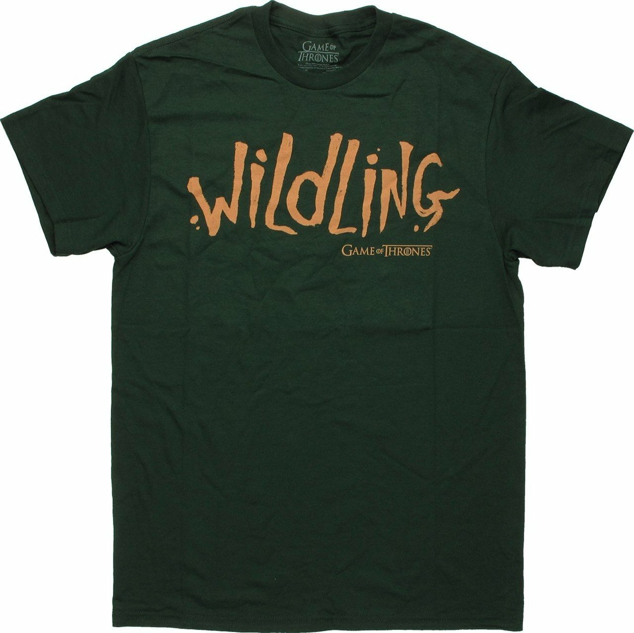 Game of Thrones Mens Wildling T Shirt Size X-Large Green