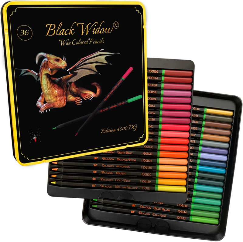 For Adult Coloring - 36 Coloring Pencils With Smooth Pigm