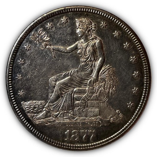 1877-S Former NGC Trade Dollar Uncirculated UNC Coin