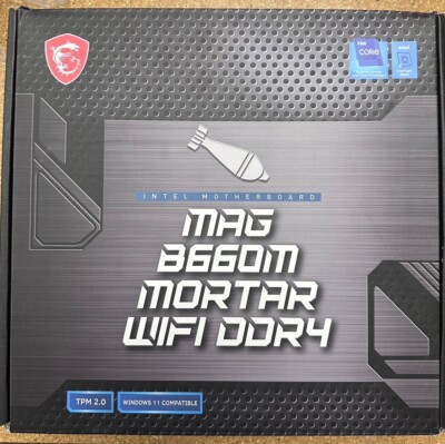 [FOR PARTS] MSI MAG B660M Mortar MAX Gaming Motherboard | mATX, Wifi 6E, DDR4