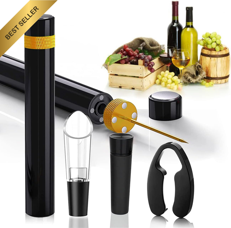 Mini Wine Opener Set | Travel Portable Pocket Air Pressure Pump Wine Bottle Open