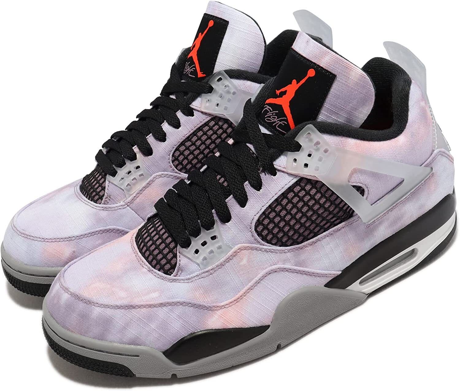 Pre-owned Jordan Air  4 Retro Se "zen Master" Amethyst Wave Dh7138-506 Mens Sneakers Shoes In Black