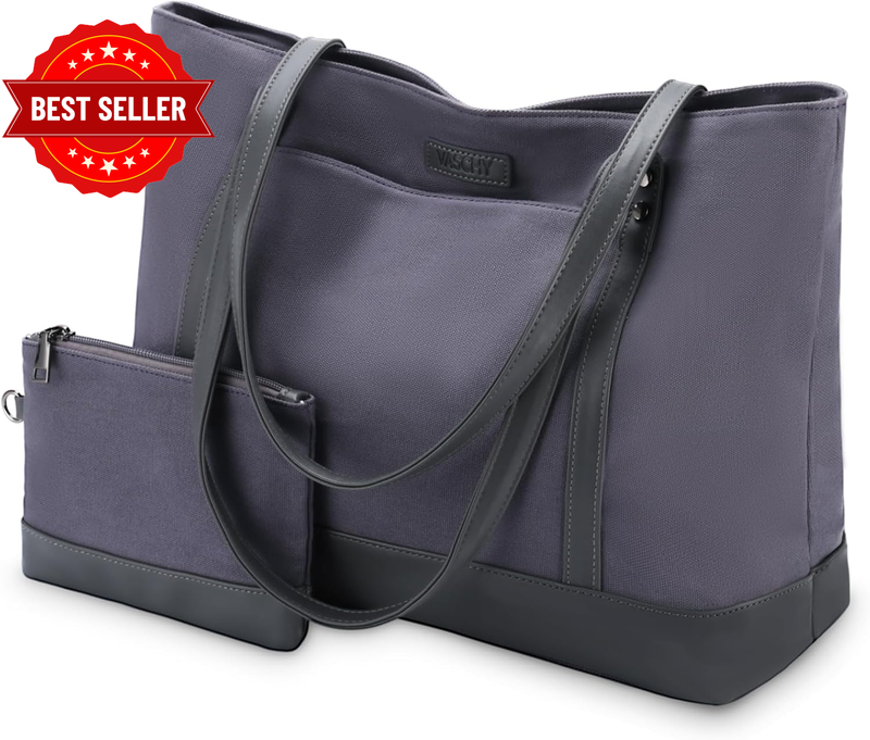 Laptop Tote Bag for Women,  Lightweight Large 14-15.6 Inch Laptop Shoulder Bag P