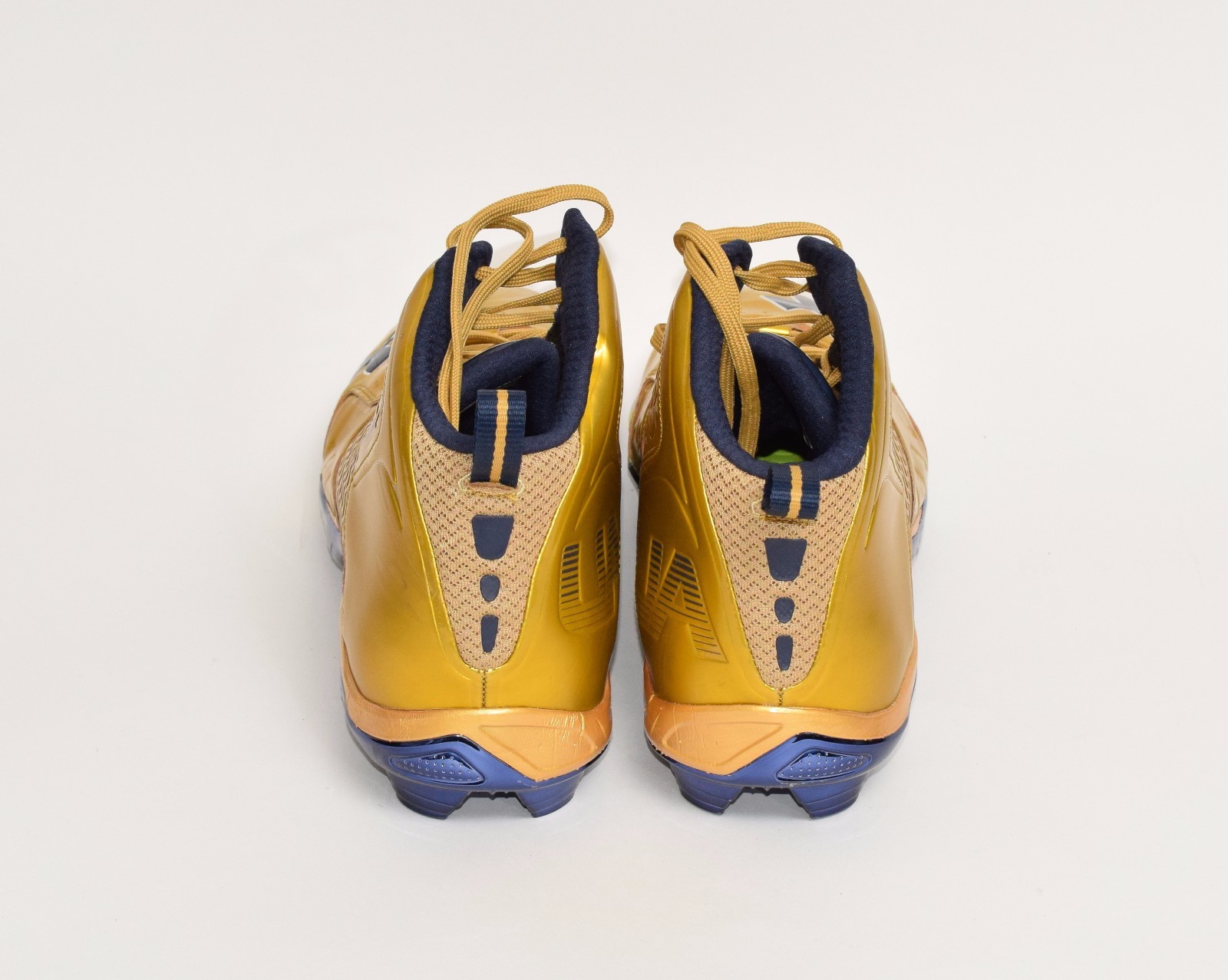 2014/15? Notre Dame Football Team Issued Under Armour Alternate Cleats Size 15