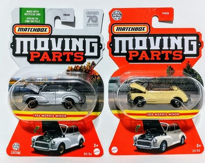 2023 Matchbox Moving Parts 1956 Morris Minor 70 Years Special Edition & Basic