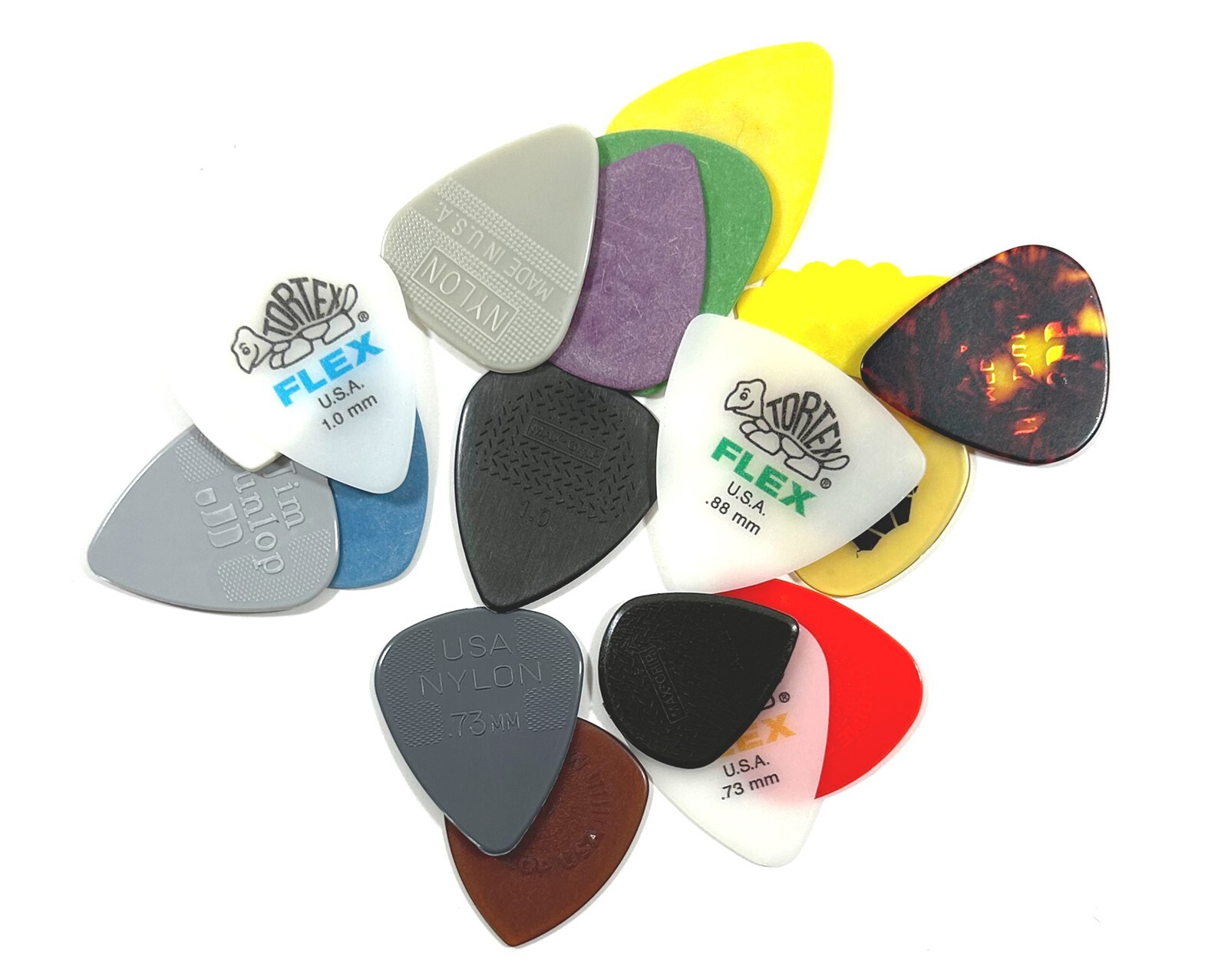 お得意ページ 特別価格 Dunlop Variety Pack Jim Dunlop Black Celluloid - Heavy (12