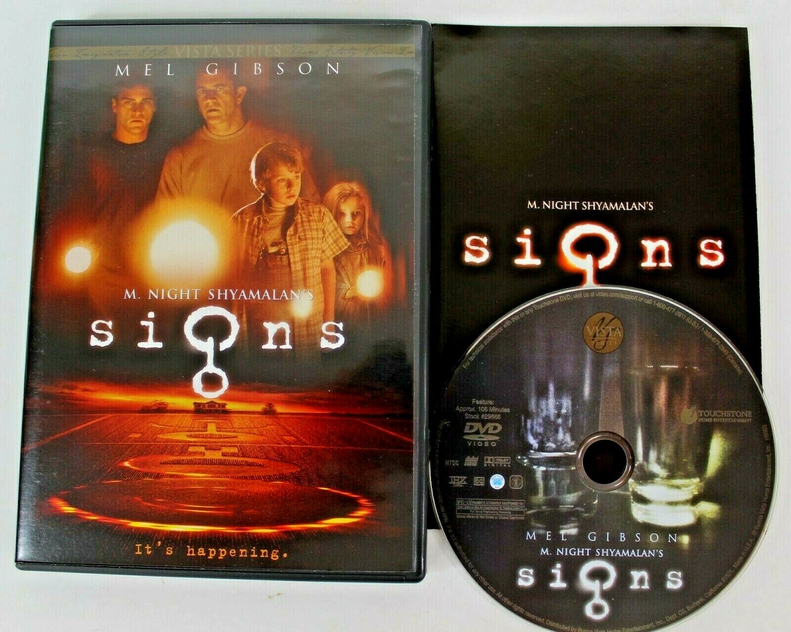 サイン　DVD-BOX DVD Signs Vista Series 2 Disc Set Suspense Thriller Mel Gibson