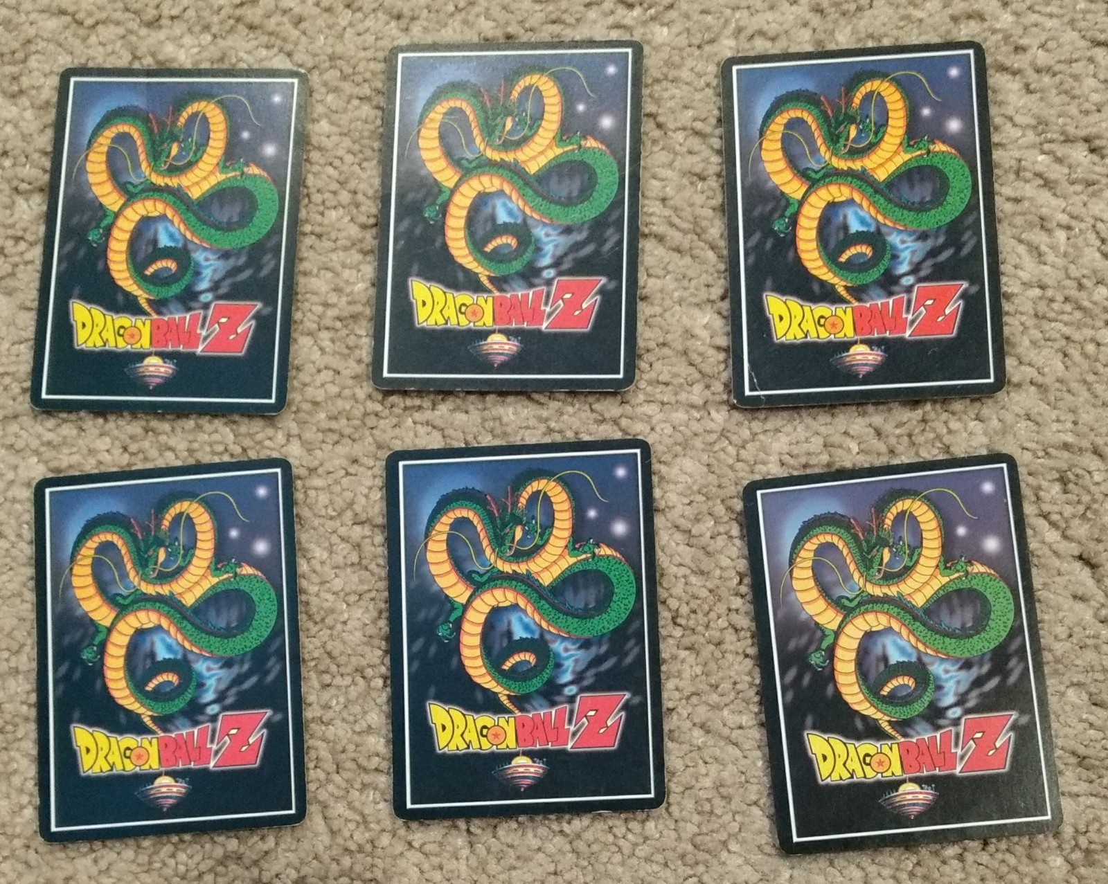 Lot x6 Dragon Ball Z/DBZ-CCG/TCG Cards-3 Foil- Namekian Dash/Blue Happiness-LP