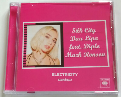 Dua Lipa - Electricity. Remixes (CD, Maxi-Single, 13 tracks, Promo) 2018