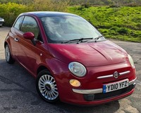 2010 Fiat 500 1.2 Lounge 3dr HATCHBACK PETROL Manual