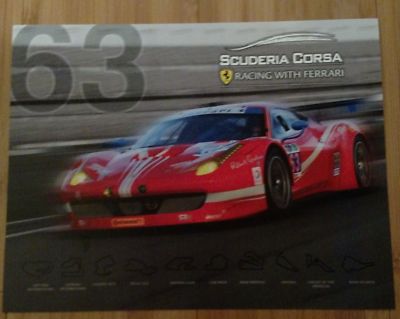 2015 Scuderia Corsa #63 Ferrari 458 Italia GT GTD Rolex 24 IMSA TUSC Hero Card