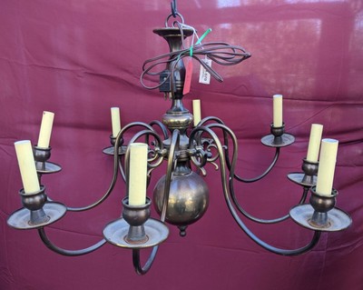 3 arm chandelier Solid Brass Ceiling Light Chandelier Bayonet mountings