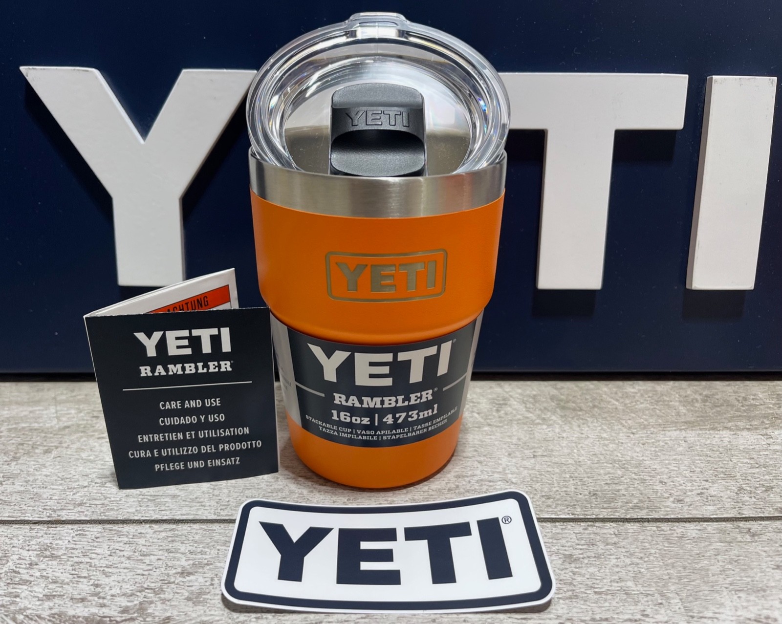 YETI Rambler 16oz Stackable Cup Retired LTD. ED. 👑 KING