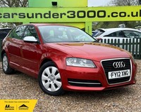 2012 Audi A3 1.2 A3 Sportback TFSI 5dr Hatchback Petrol Manual
