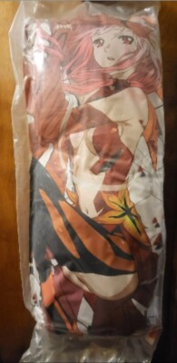 Guilty Crown Inori Yuzuriha Dakimakura Anime Body Pillow Cushion Taito NWT 35x15