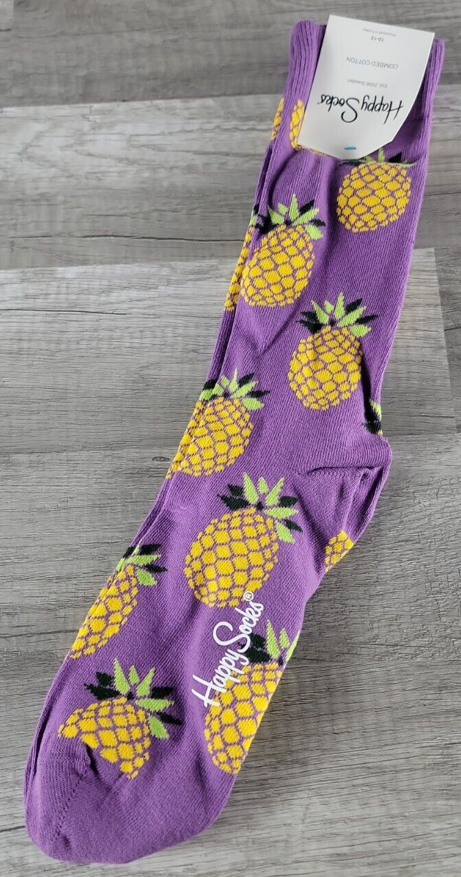 S Men's Fun Dress Colorful Holiday Print Cotton Socks 10-13