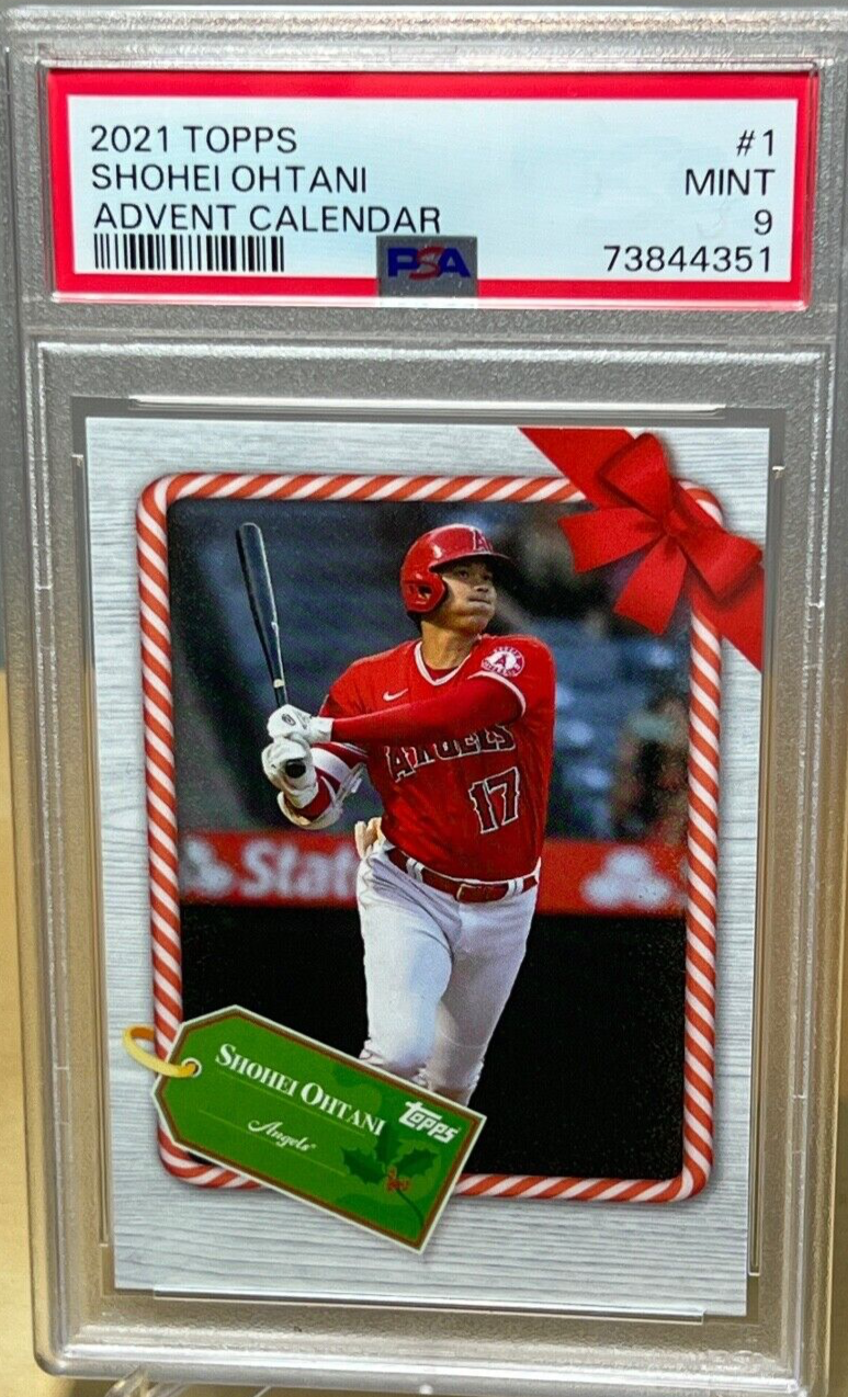 SHOHEI OHTANI 2022 TOPPS ADVENT CALENDAR ANGELS CARD 1 WBC JAPAN WBC