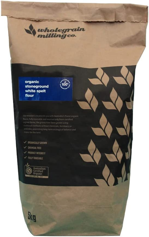 Organic Stoneground White Spelt Flour, 5Kg