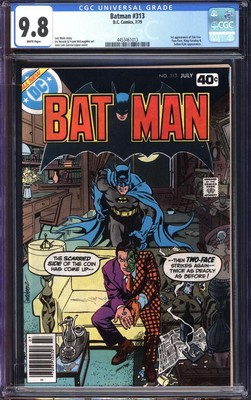 BATMAN #313 CGC 9.8 WHITE PAGES // 1ST APPEARANCE OF TIM FOX DC 1979