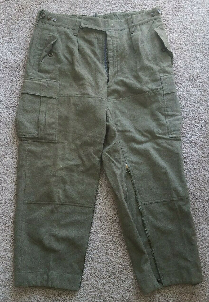ＢＷドイツ軍/連邦軍＊海軍＊官給品＊制服ＷＯＯＬパンツ＊約８６ｃｍ（実物） BWドイツ軍/連邦軍＊海軍＊官給品＊制服WOOLパンツ＊約