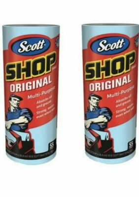 NEW- SCOTT Original Multi Purpose Paper Towel, Blue -2 Rolls